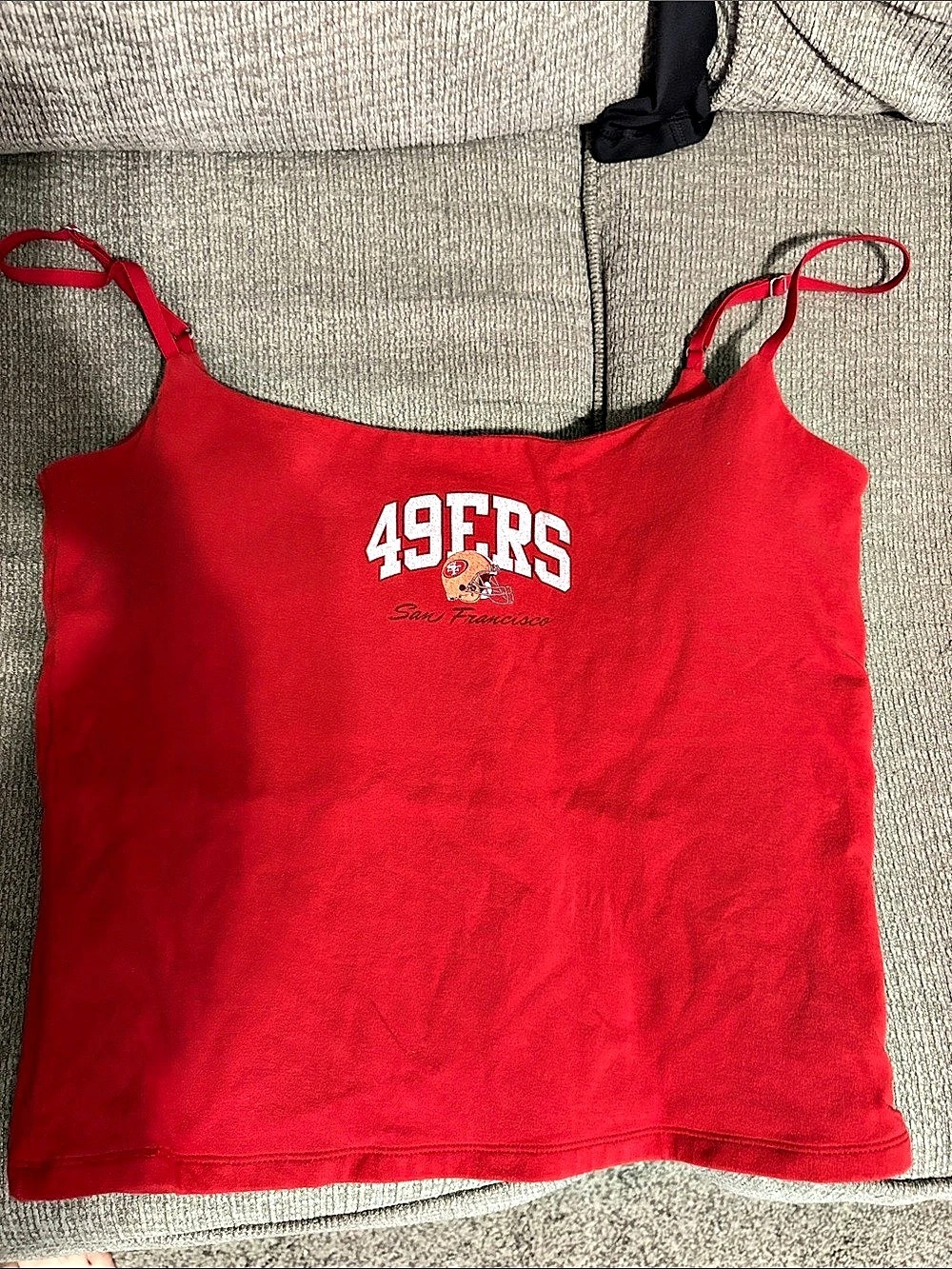 Abercrombie & Fitch San Francisco 49ers Bra-Free 90s Cami 90s Cami Red Large